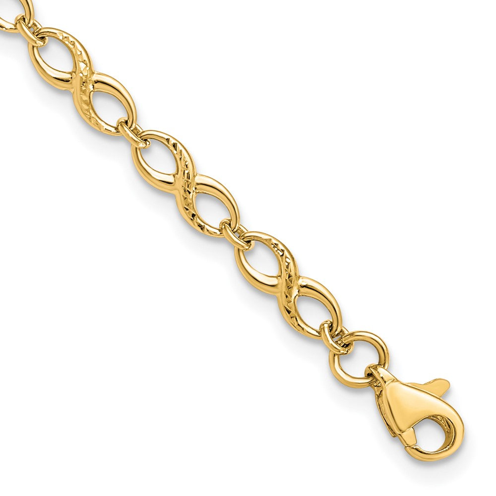 Polished;10K Yellow gold;Hollow;Fancy lobster