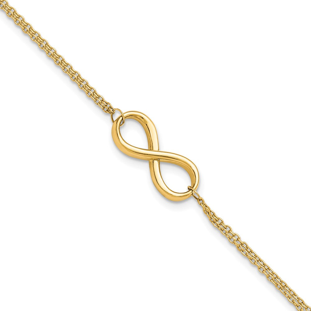 Polished;10K Yellow gold;Lobster