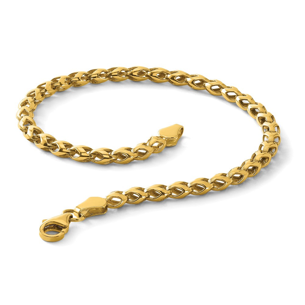 10K Polished Fancy Bracelet