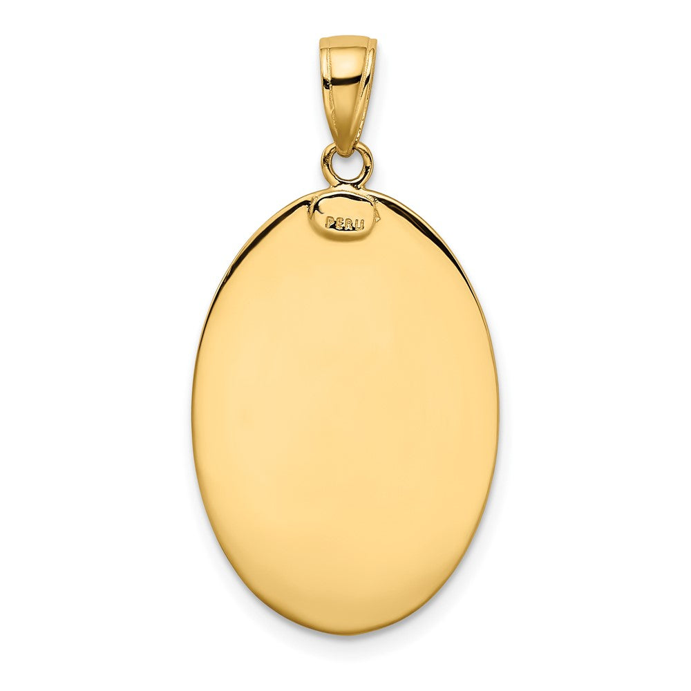 10k Saint Christopher Medal Pendant