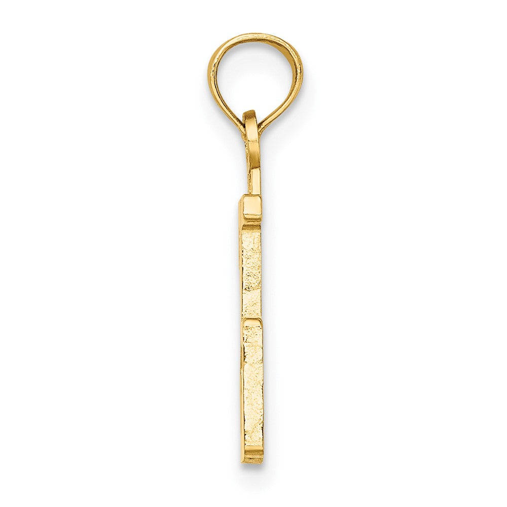 10K Number 25 Pendant
