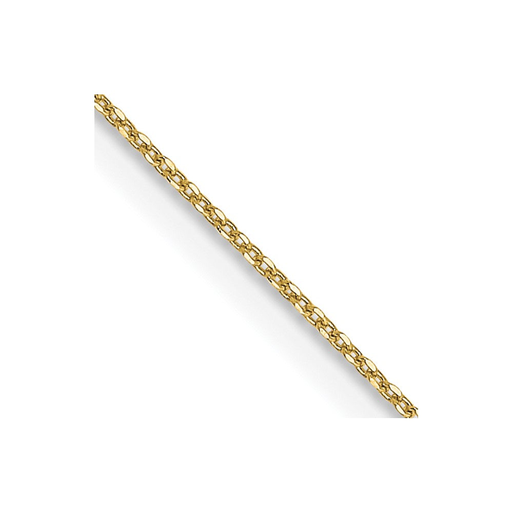 Diamond-cut;Polished;10K Yellow gold;Spring Ring