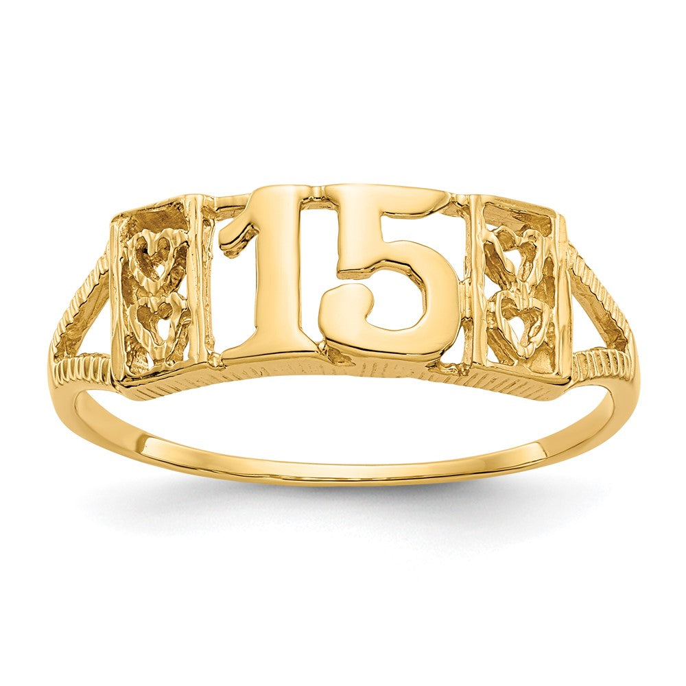 Solid;Casted;Polished;Satin;10K Yellow gold;Engravable