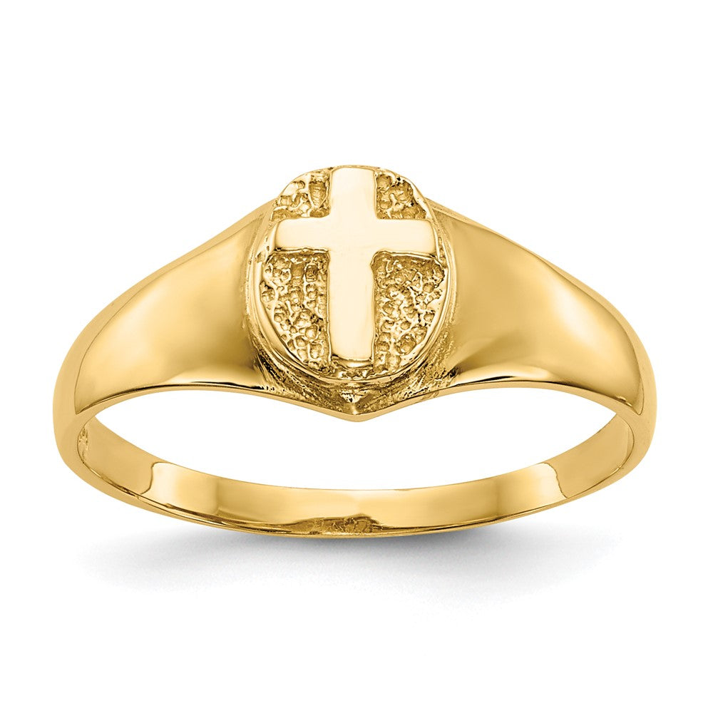 Solid;Casted;Polished;10K Yellow gold