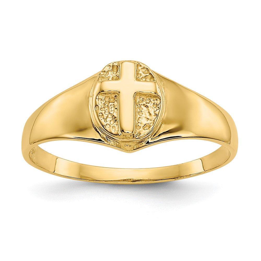 Solid;Casted;Diamond-cut;Polished;10K Yellow gold