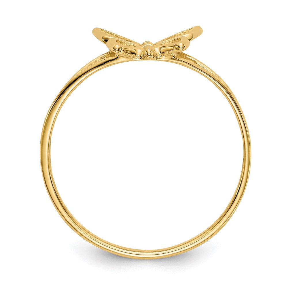 10k Children's Butterfly Ring