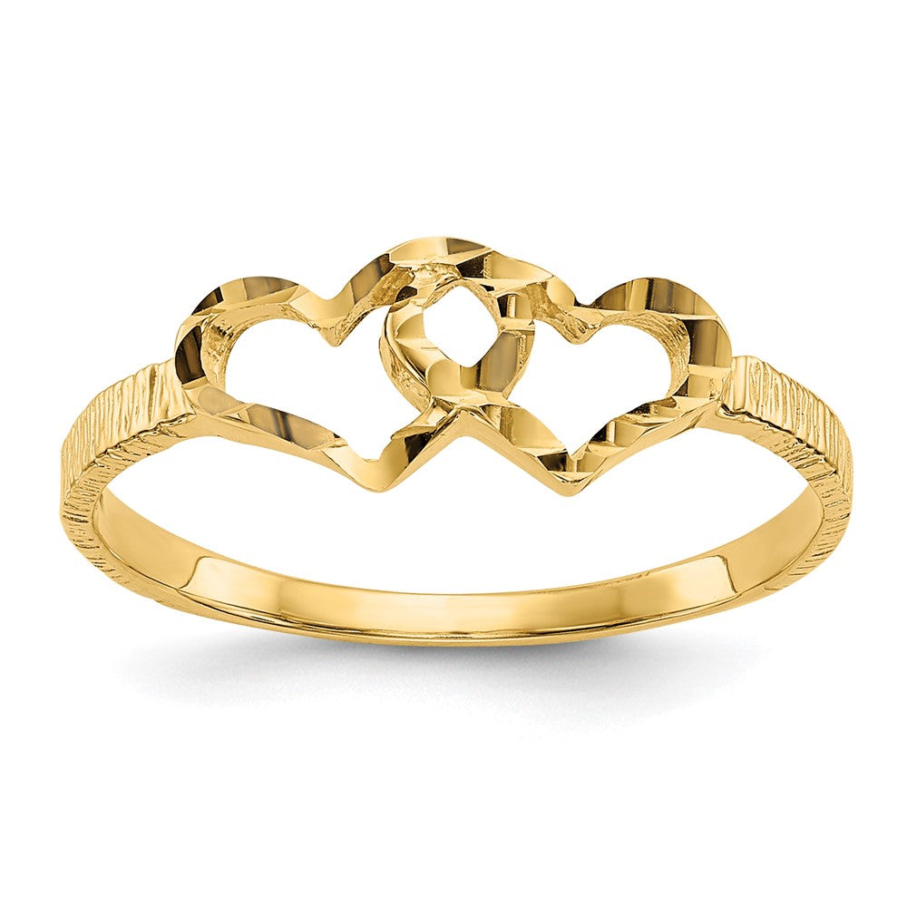 Solid;Casted;Polished;10K Yellow gold