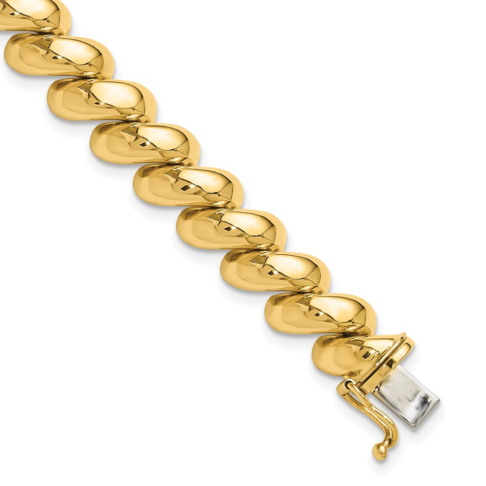 Polished;10K Yellow gold;Hollow;Box