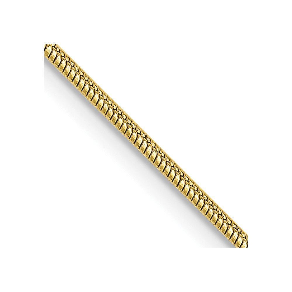 Solid;Polished;10K Yellow gold;Lobster