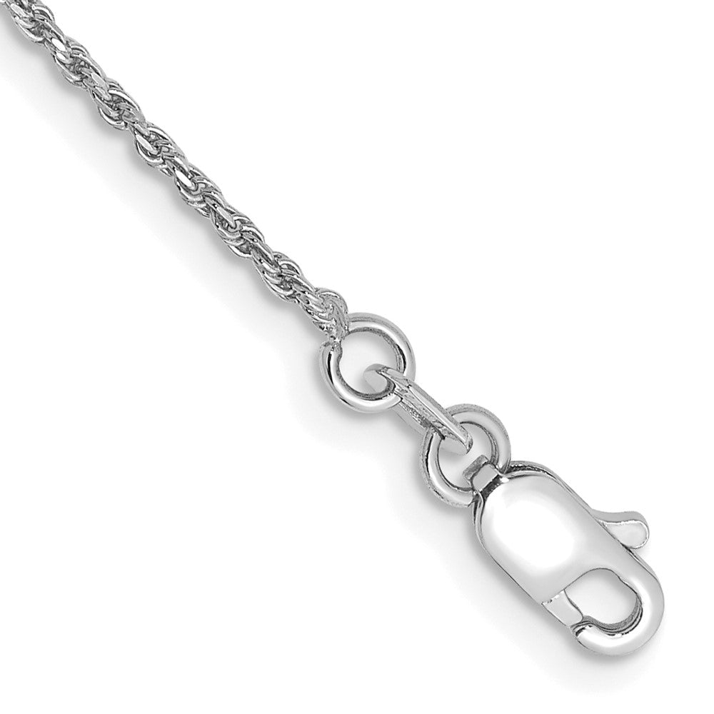 Solid;Diamond-cut;Lobster;10K White gold