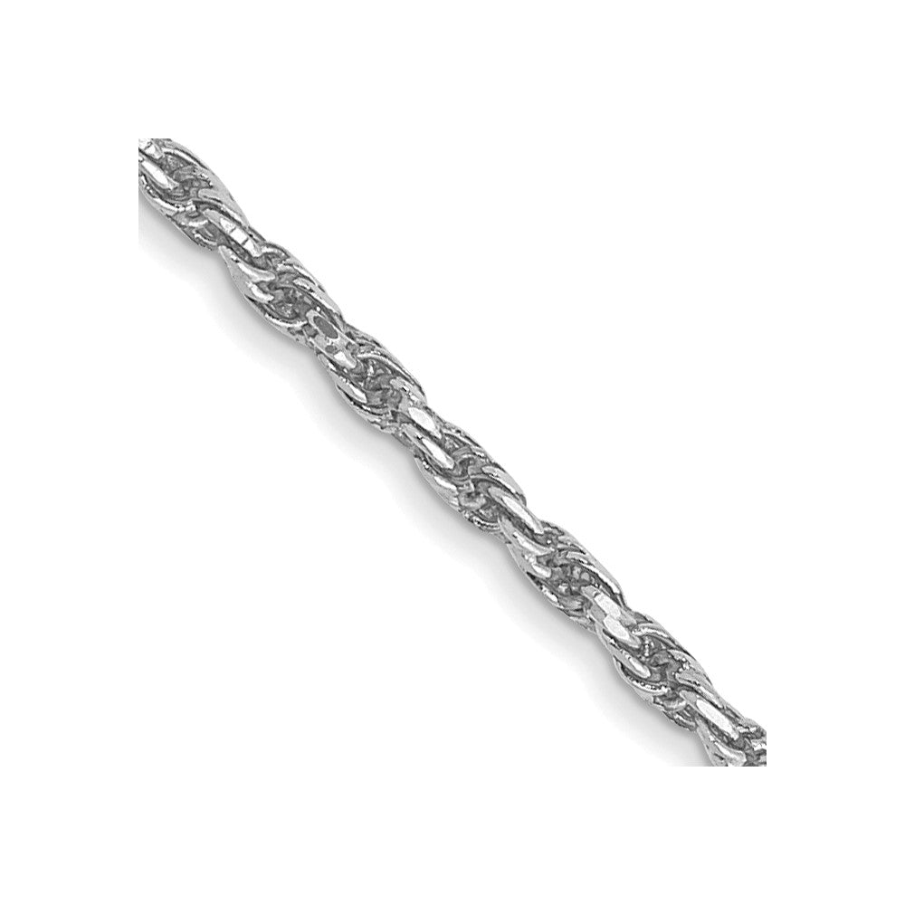 Solid;Diamond-cut;Lobster;10K White gold