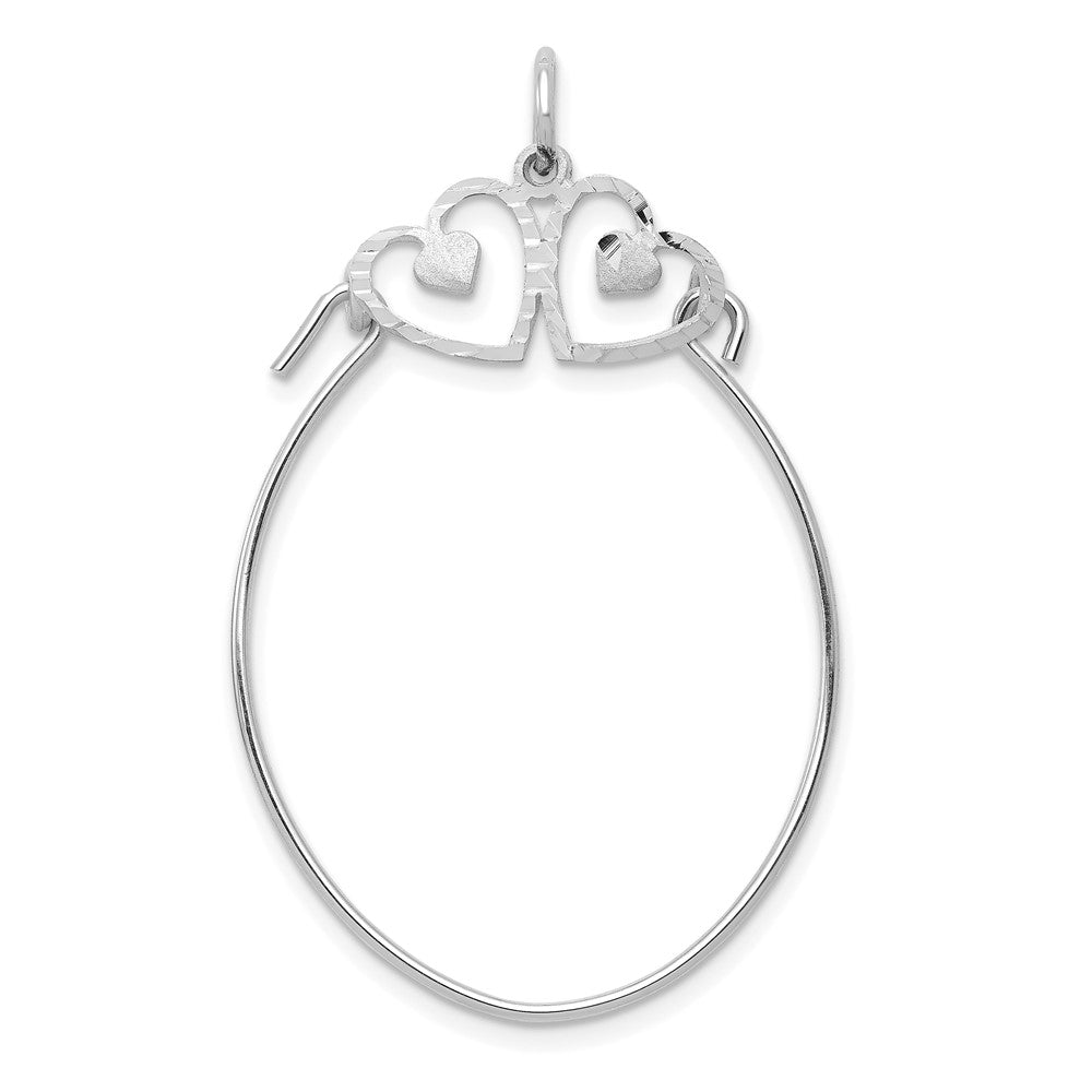 Diamond-cut;10K White gold