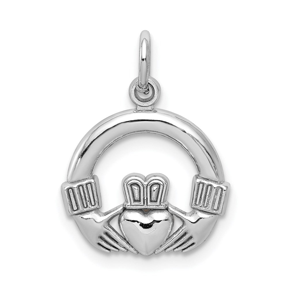 Casted;Polished;10K White gold