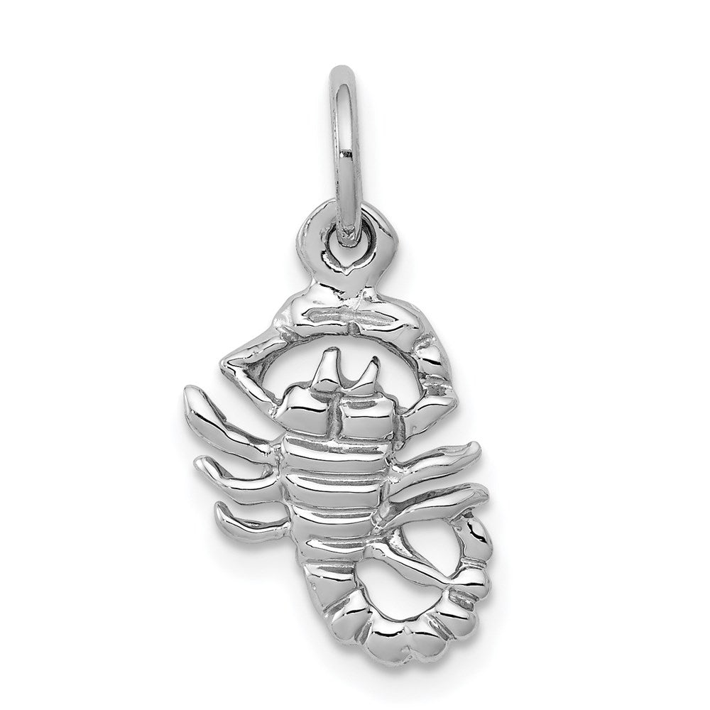 Casted;Polished;10K White gold