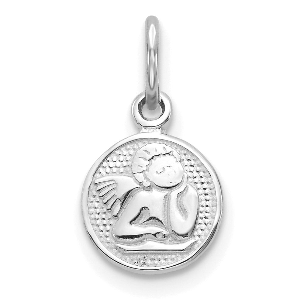 Casted;Polished;Not engraveable;10K White gold