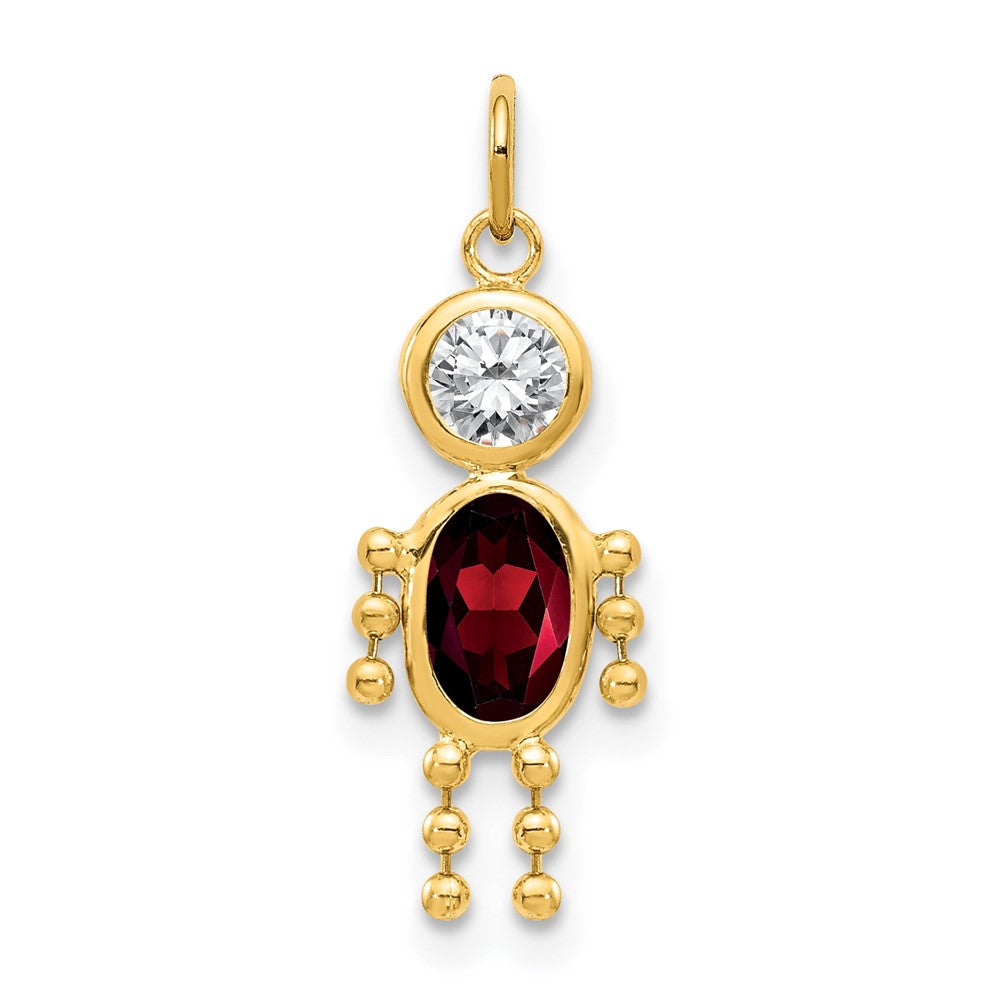Polished;10K Yellow gold;Synthetic stone