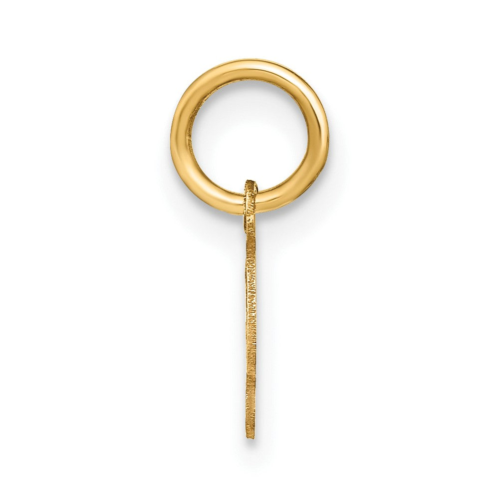 10KY Upper case Letter S Initial Charm
