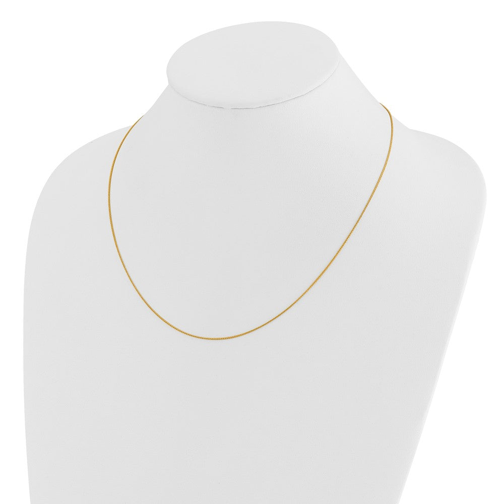 14K Adjustable .85mm Wheat Chain