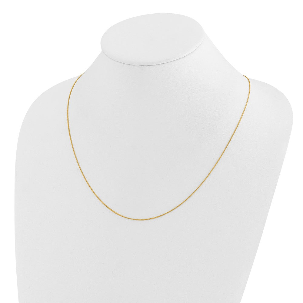 14K Adjustable .85mm Wheat Chain