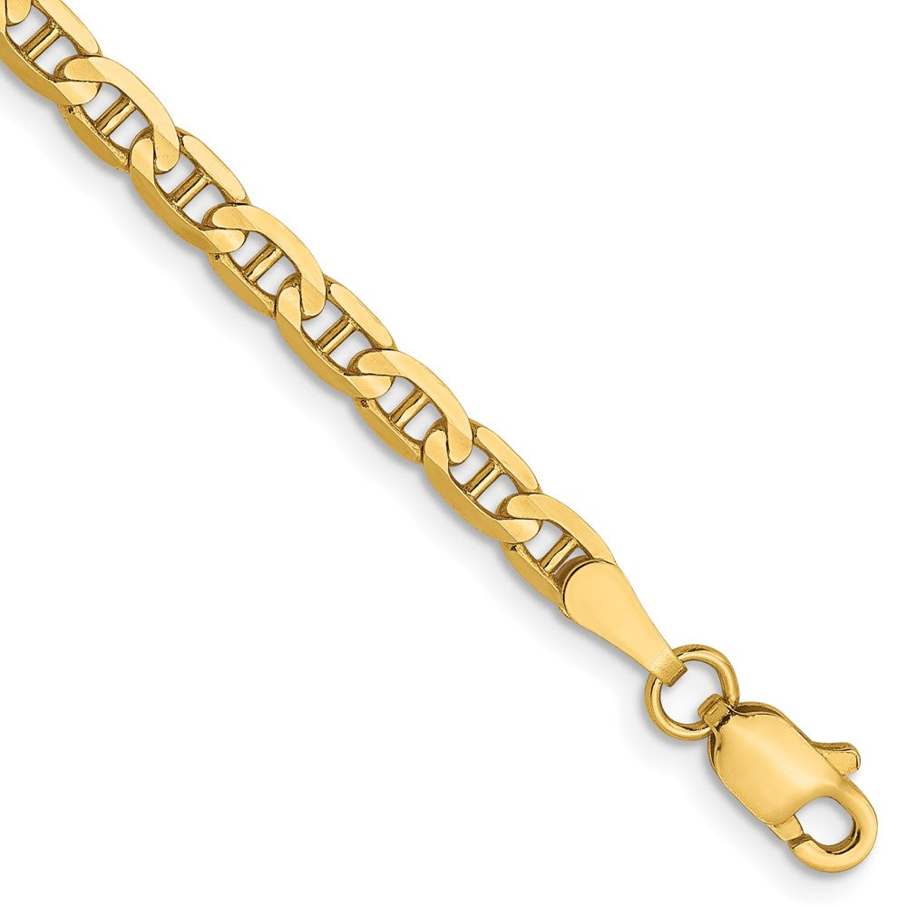 14k Yellow gold;Lobster;Concave