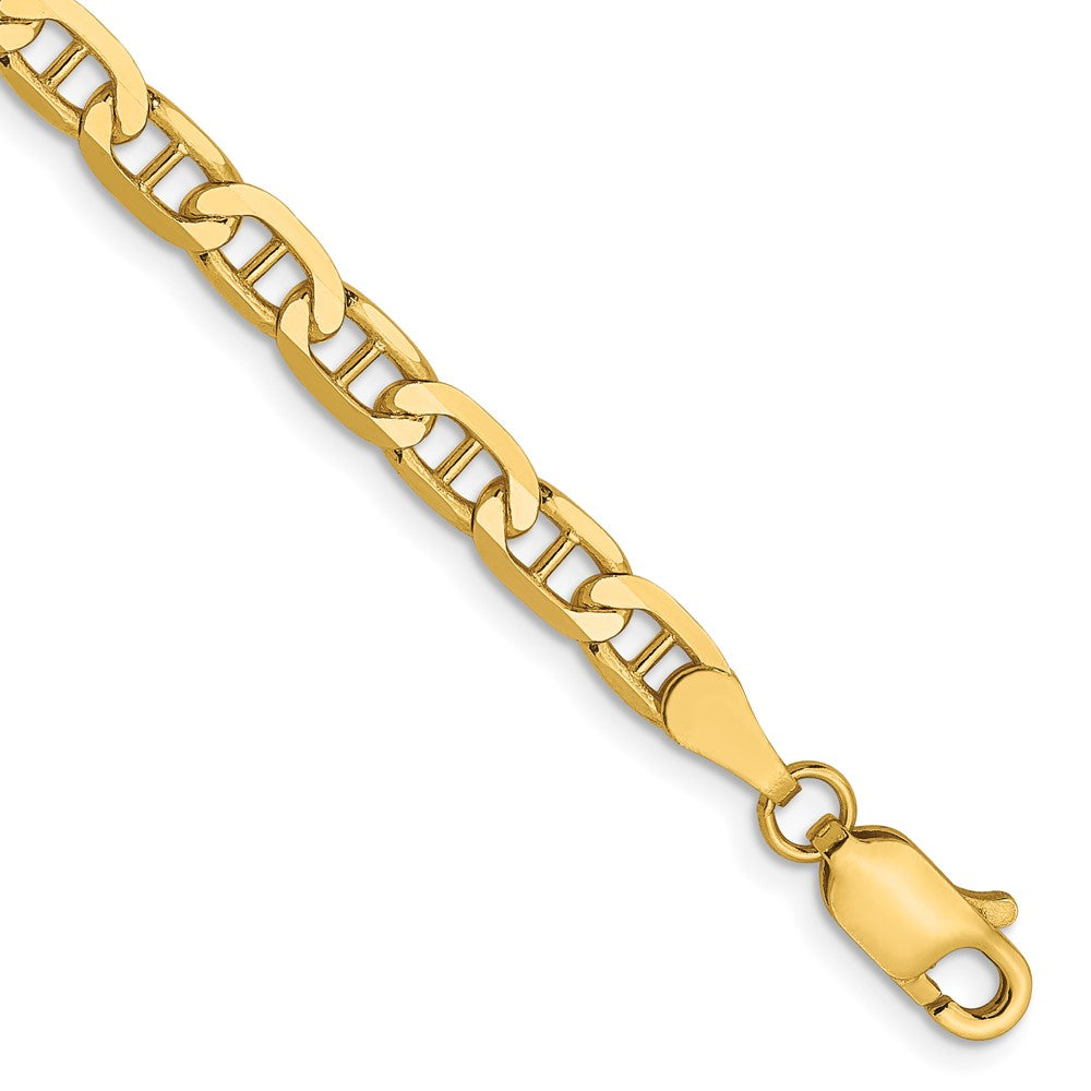 14k Yellow gold;Lobster;Concave