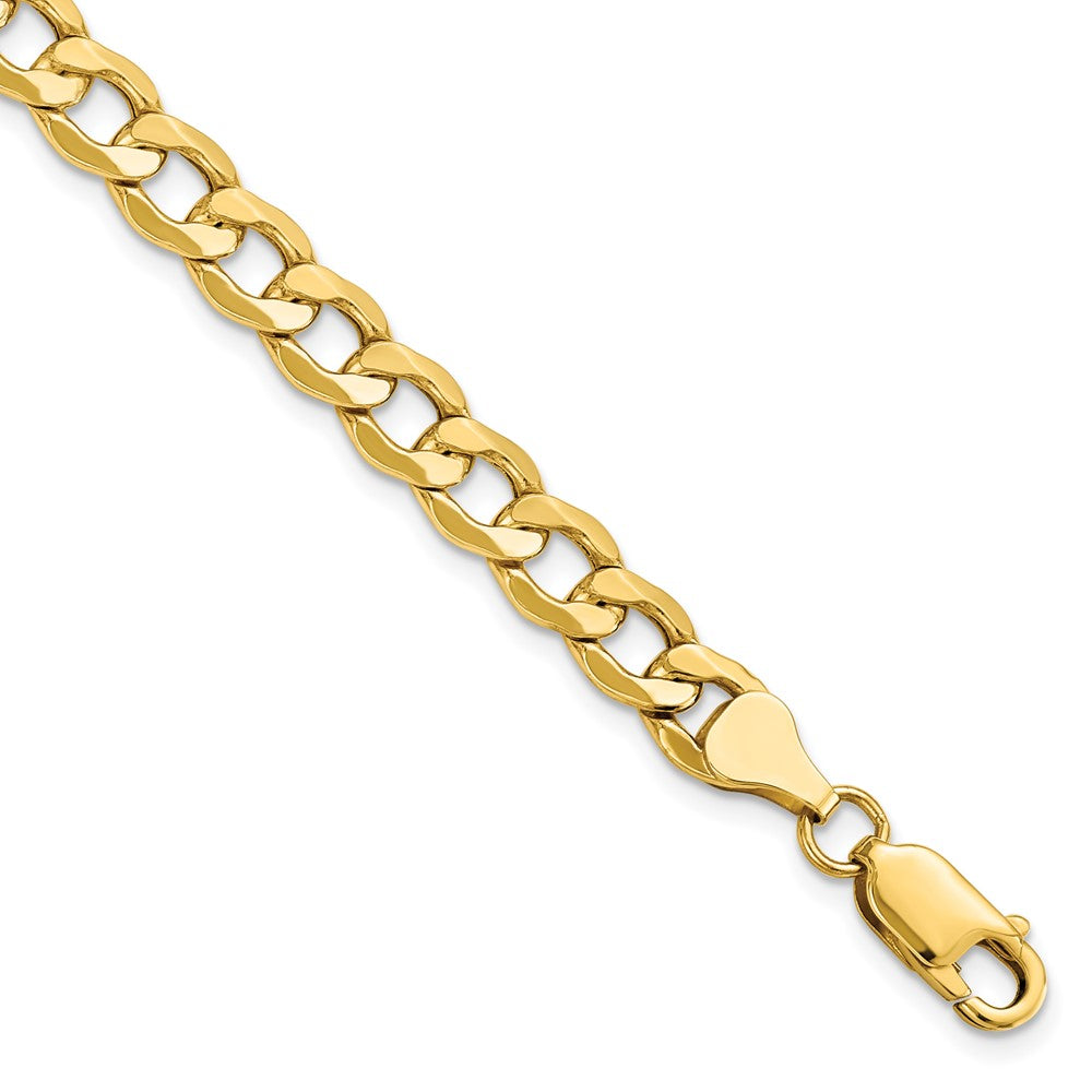14k Yellow gold;Lobster;Semi Solid