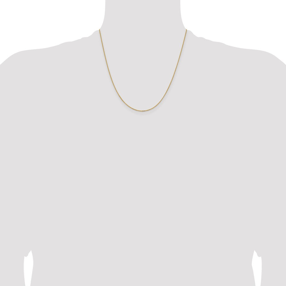 14K 1.05mm D/C Cable Chain