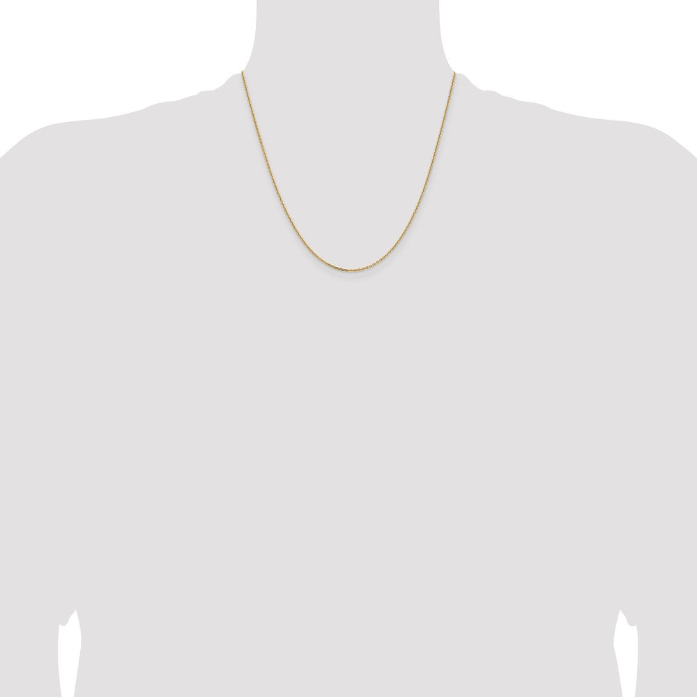 14K 1.4mm D/C Cable Chain