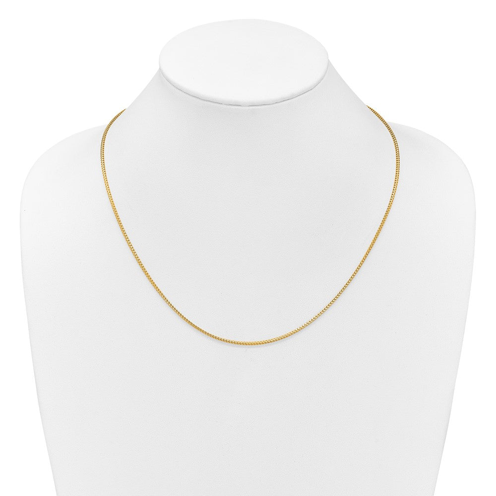 14K Adjustable 1.5mm Franco Chain