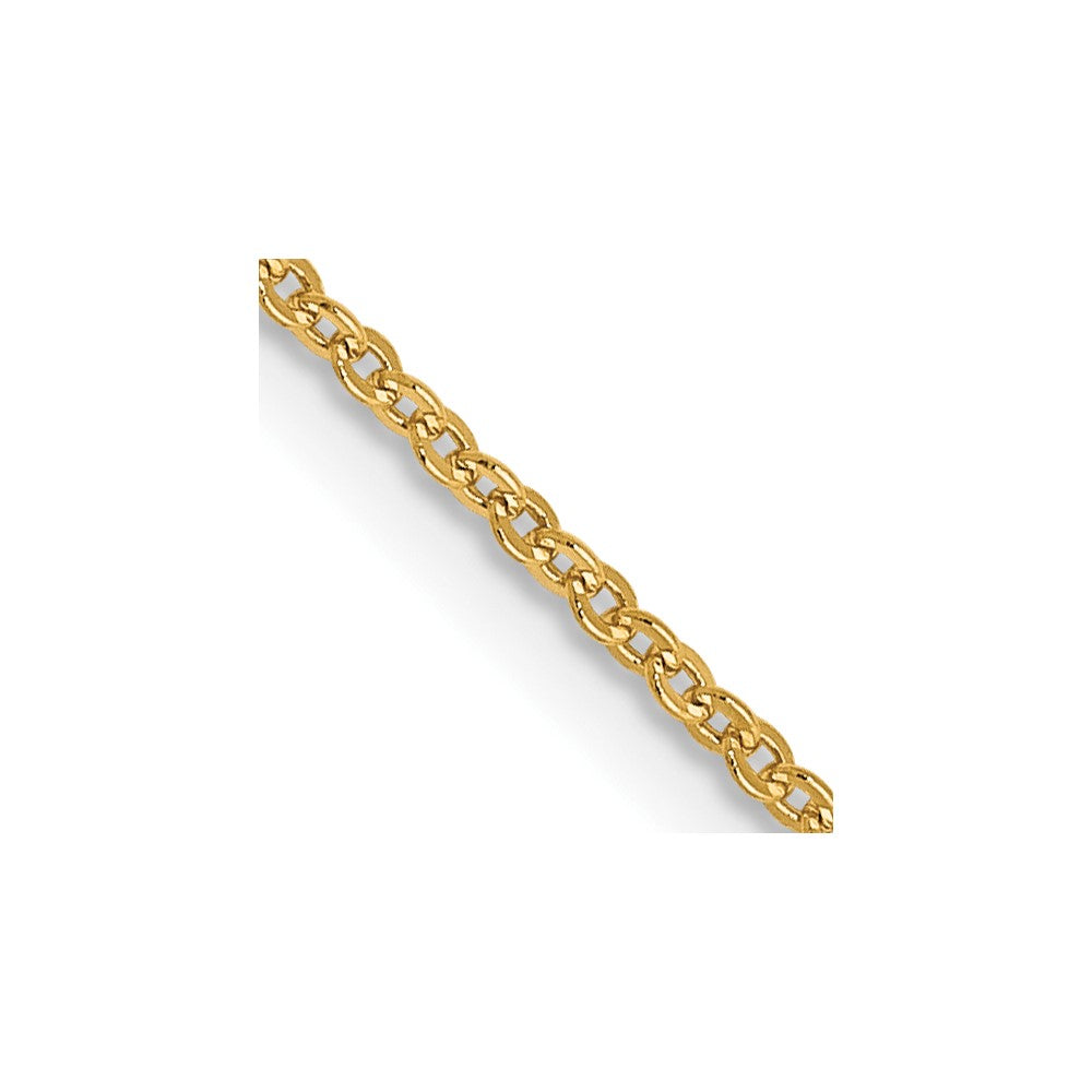 14k Yellow gold;Fancy springlock;20in Chain