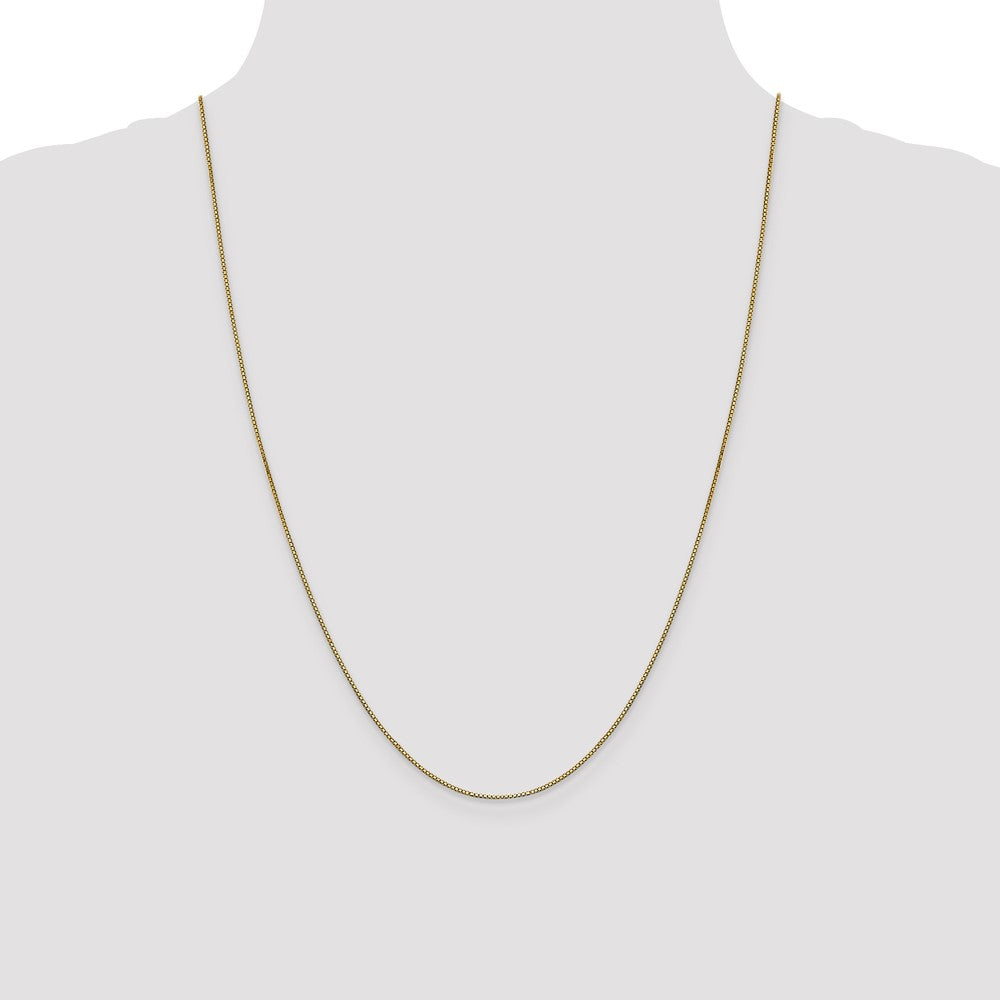 14K .9mm Box Chain