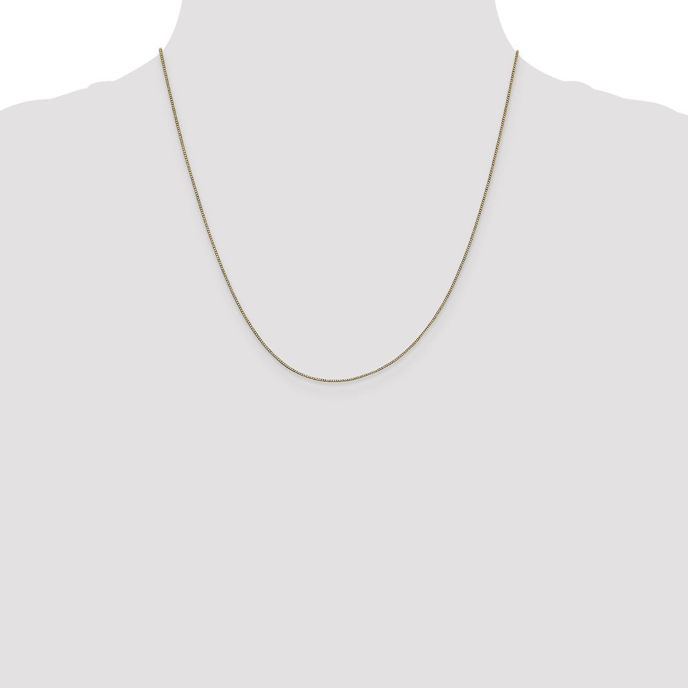 14K .7mm Box with Lobster Clasp Chain