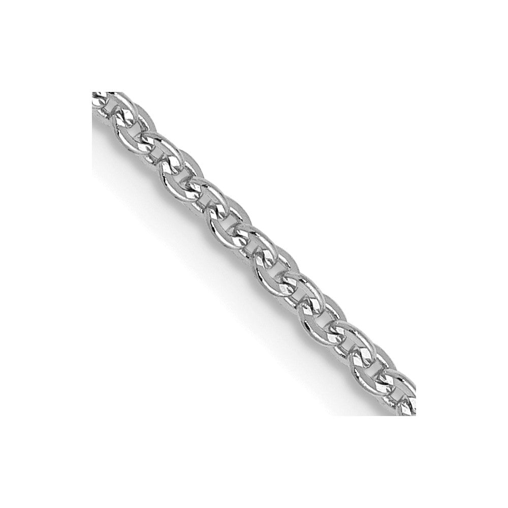14K White gold;Lobster;18in chain