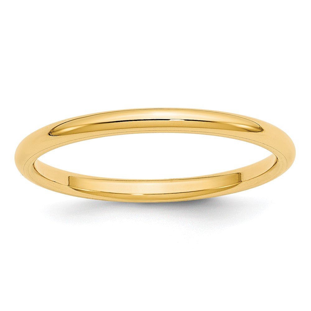 Solid;Polished;10K Yellow gold;Engravable;Comfort fit;Lightweight;Machined