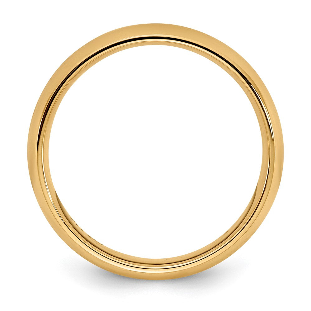 10k Yellow Gold 3mm Standard Weight Comfort Fit Wedding Band Size 12.5