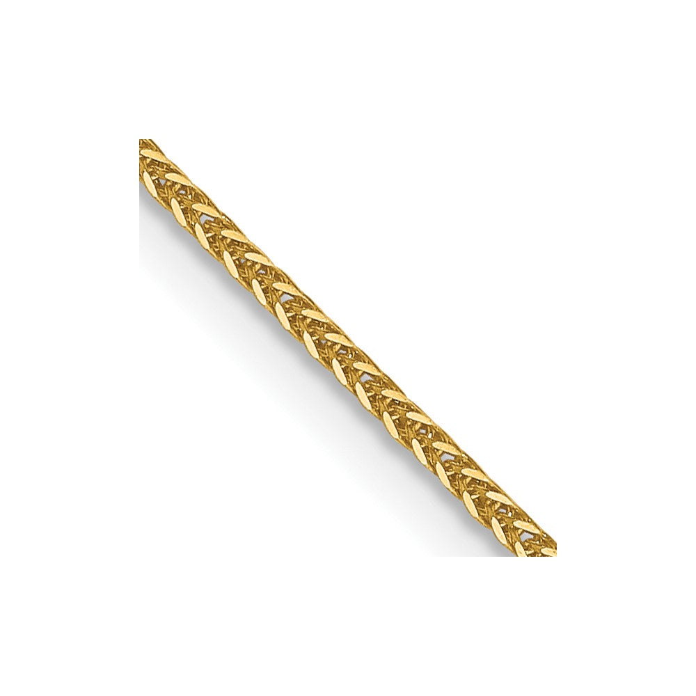 Diamond-cut;14k Yellow gold;Lobster;18in chain