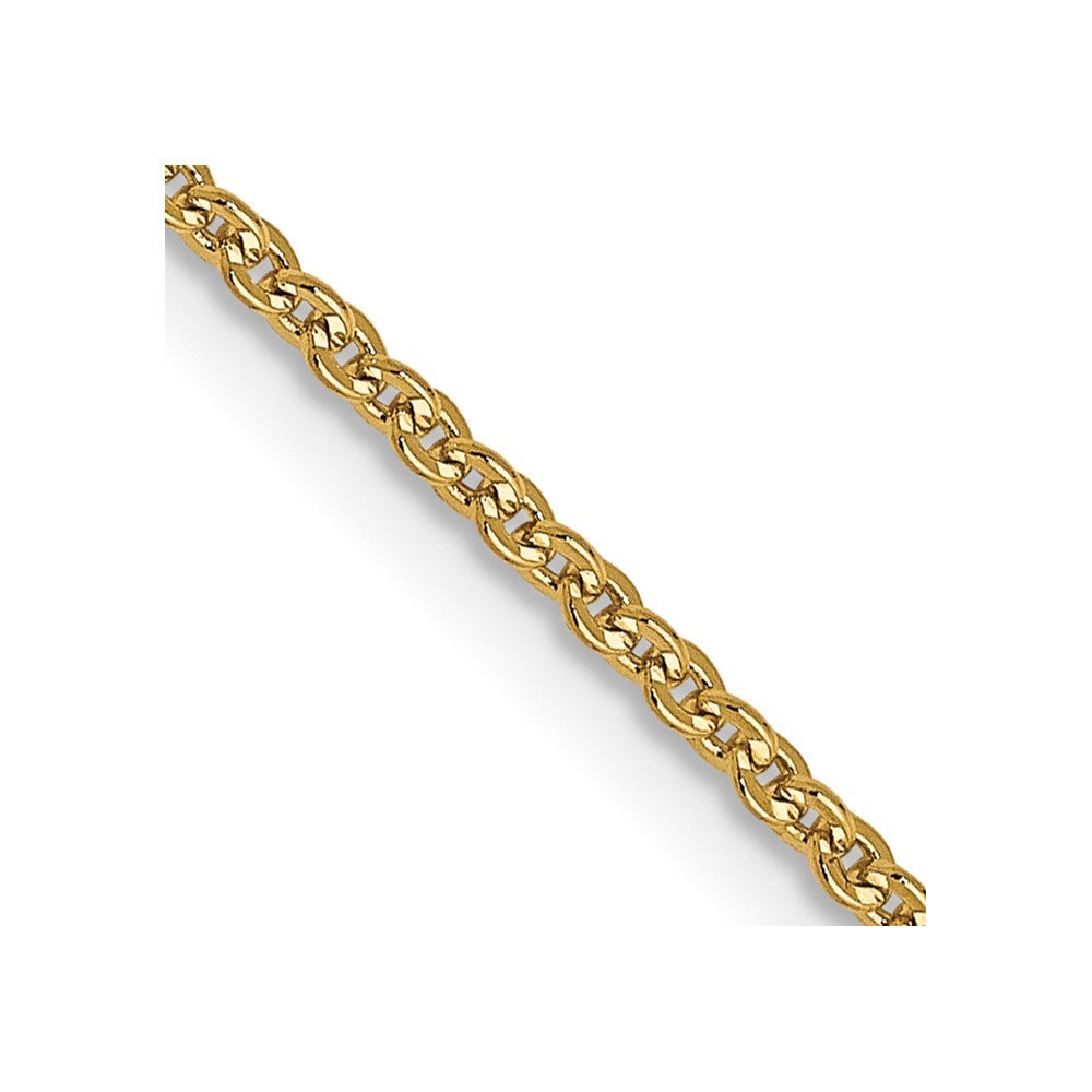 14k Yellow gold;Lobster;20in Chain;Cable chain