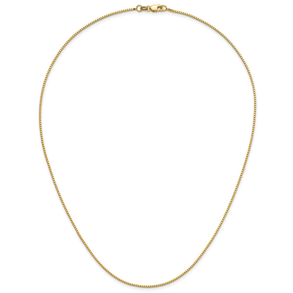 14K 1mm Box Chain
