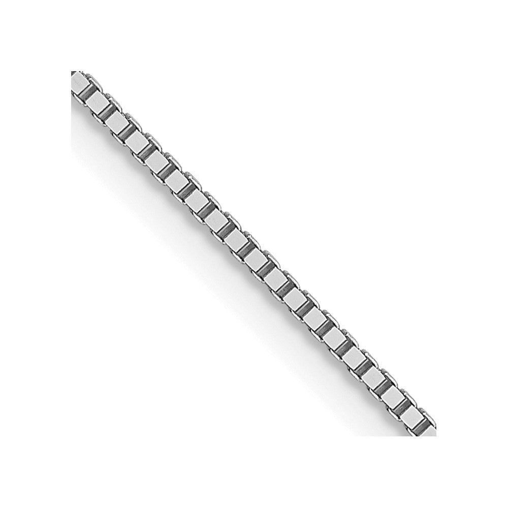 Polished;Lobster;Box;10K White gold