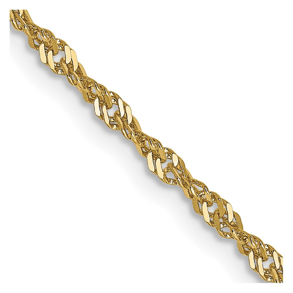 Polished;10K Yellow gold;Lobster