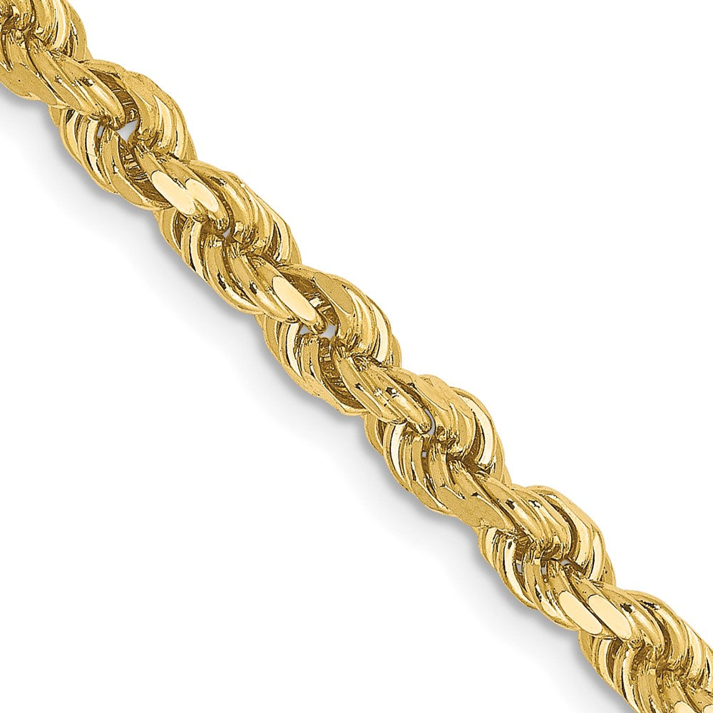10K Yellow gold;Lobster;Diamond Cut