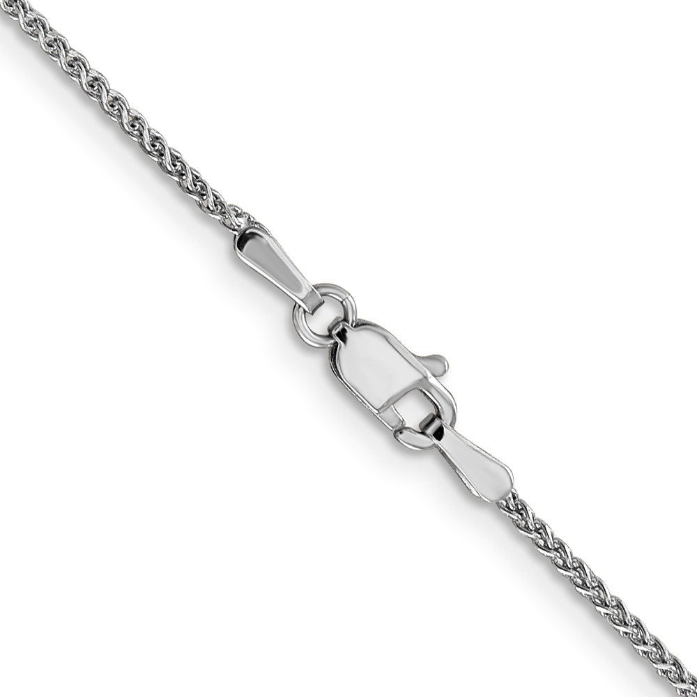 10k White Gold 1.25mm D/C Spiga Chain