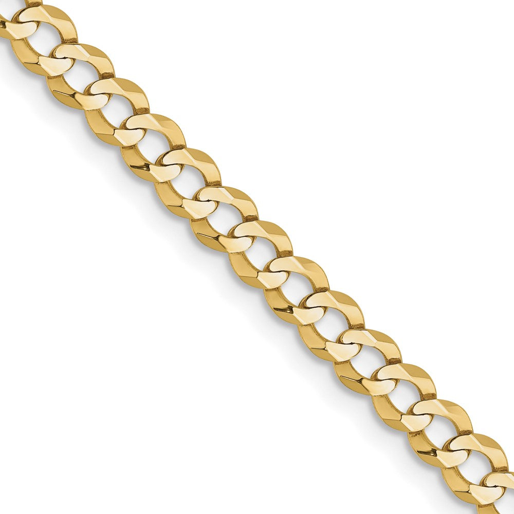 10k 3.7mm Lightweight Flat Cuban Chain