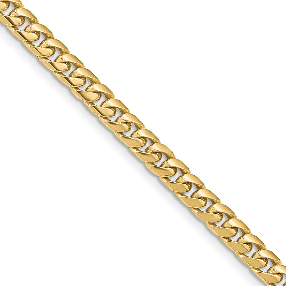 10k 4.3mm Solid Miami Cuban Chain