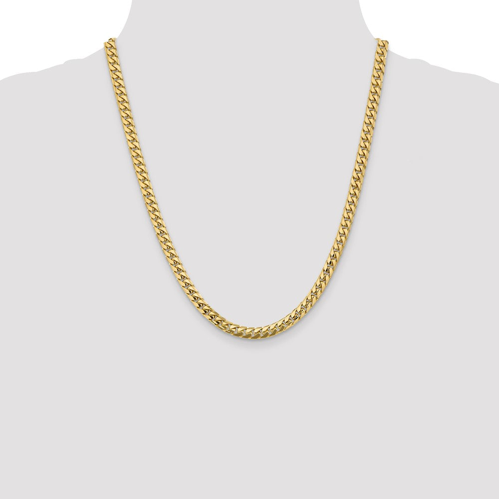 10k 5.5mm Solid Miami Cuban Chain