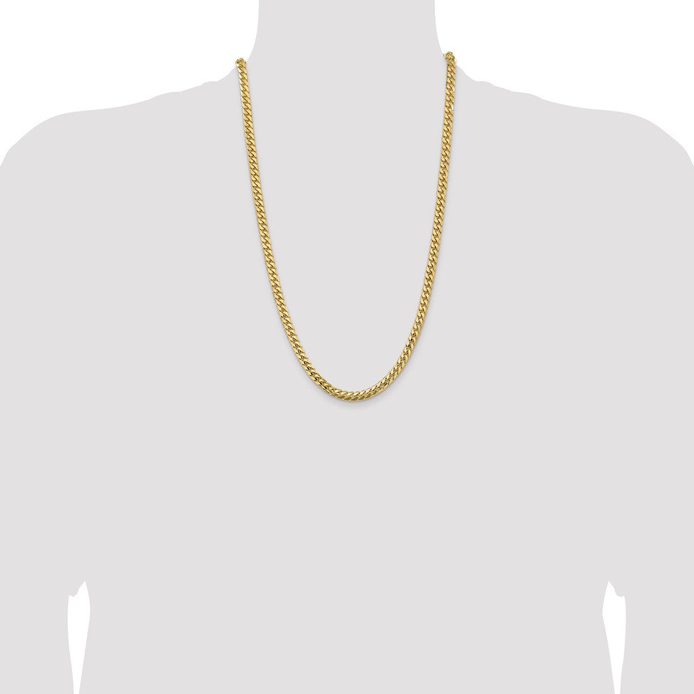 10k 5.5mm Solid Miami Cuban Chain