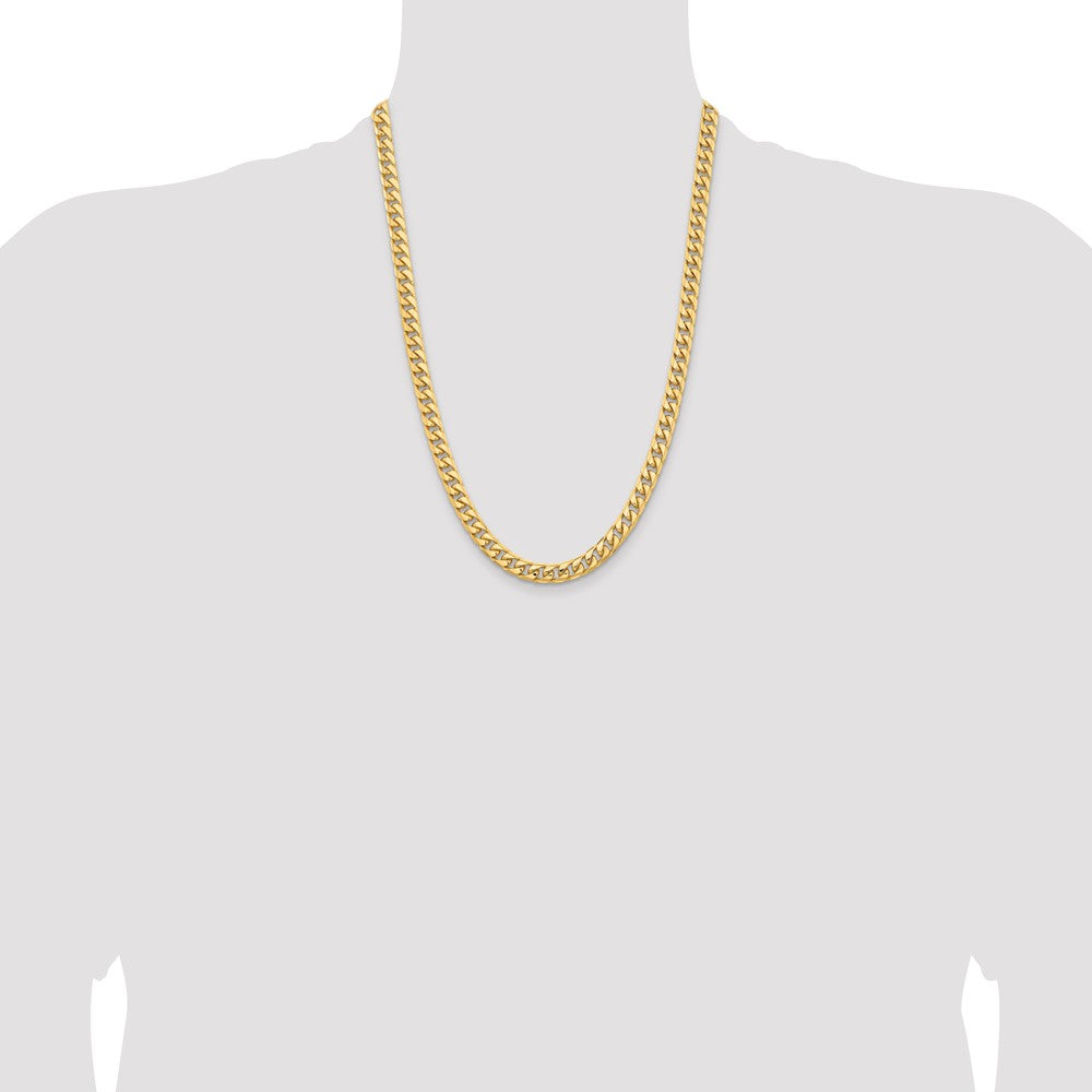 10k 6.75mm Solid Miami Cuban Chain