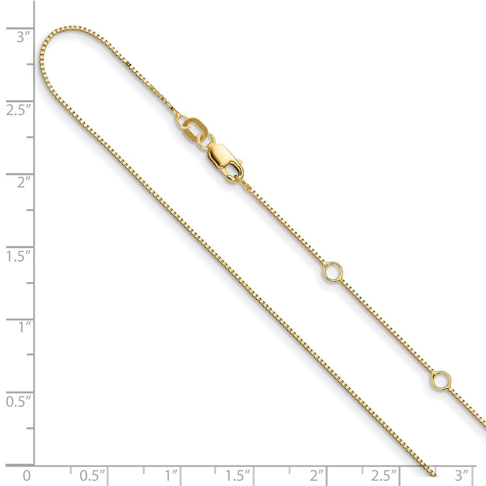 10k .7mm Box 1in+1in Adjustable Chain