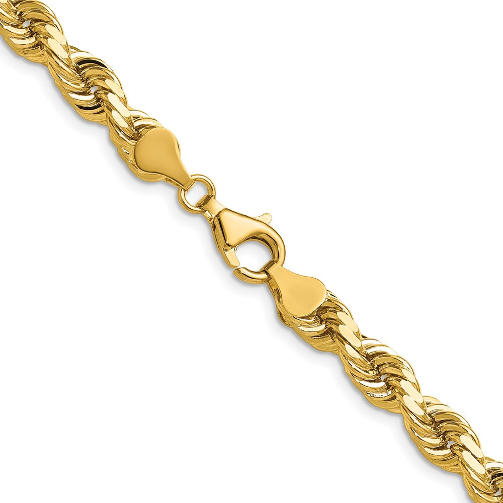 10K 6.5mm Diamond-Cut Rope Chain