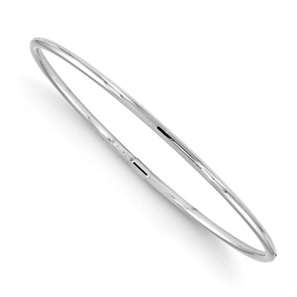 Polished;Slip on;10K White gold